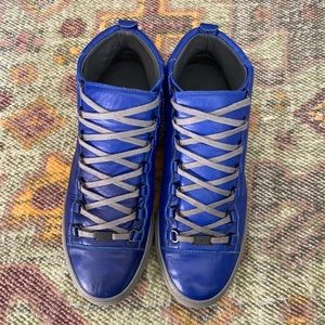 Balenciaga Arena Navy Blue Sneakers Shoes